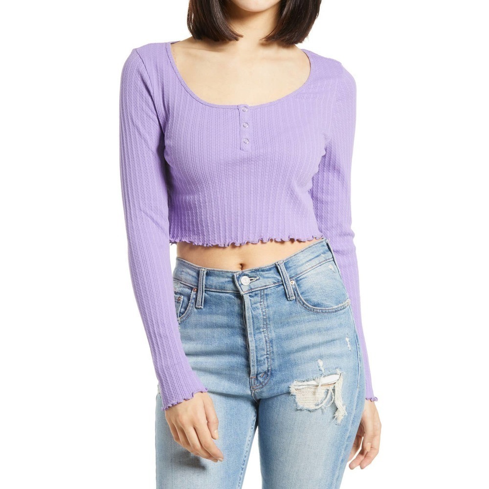 Bp. Crop Henley Top​​​​​​​​​​​​